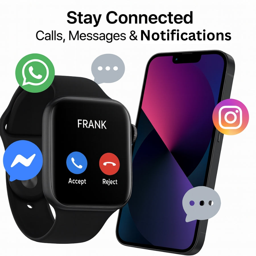 TLTM M900 Smartwatch Series 10 – AMOLED Display + 7 Straps