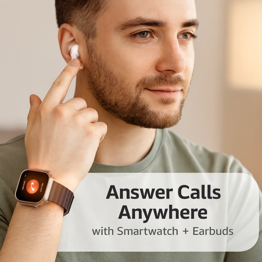 TLTM-M7000 Ultra 2 (10+1) Smartwatch with Earbuds