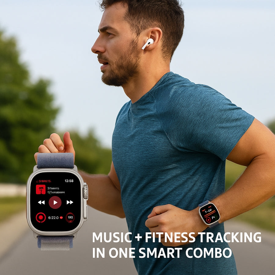 Ultra 2 Smart Watch (10+1) with Earbuds