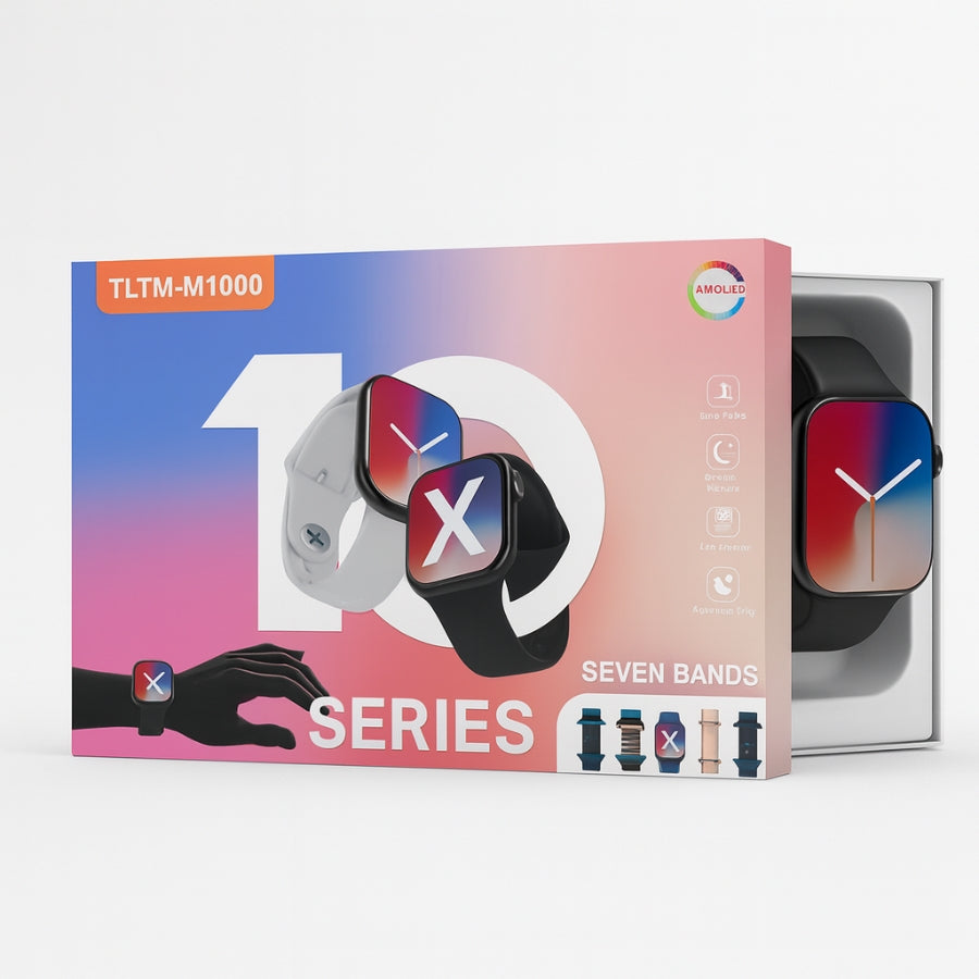 TLTM-M1000 Series 10 7 in 1 Smart Watch