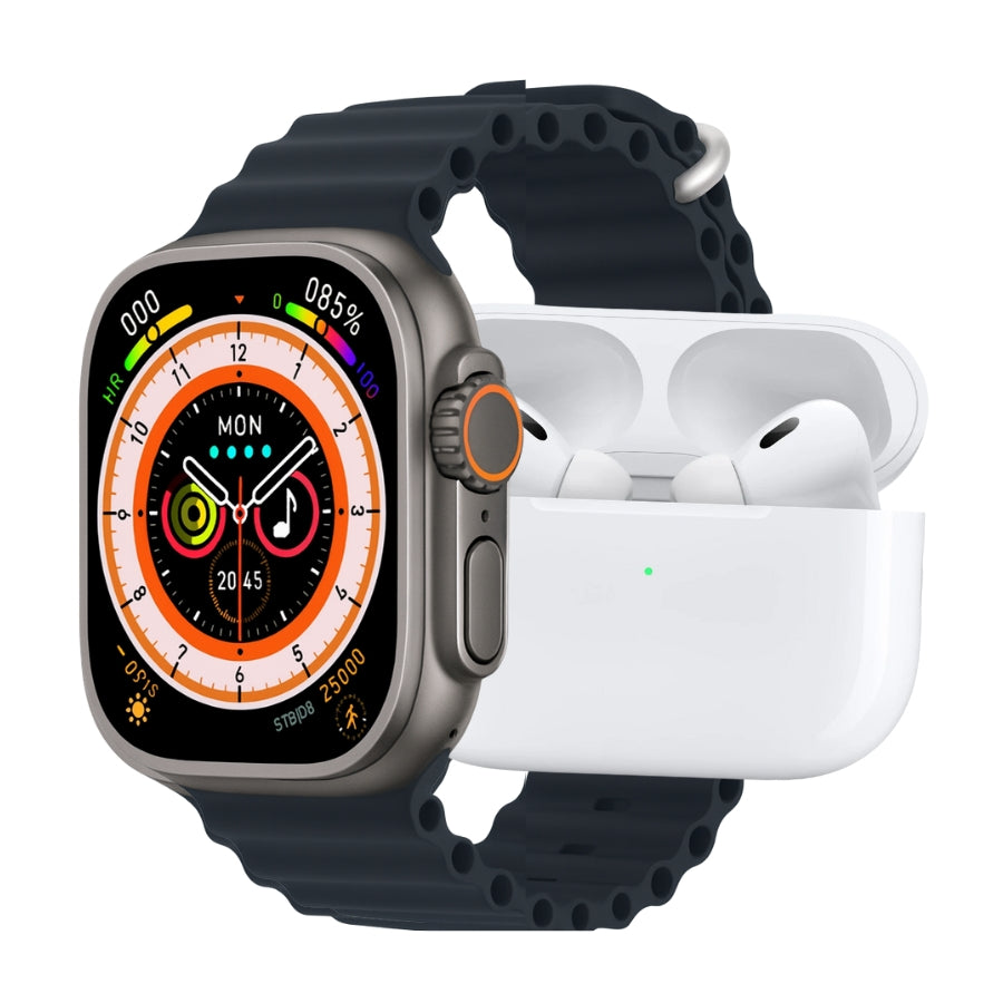 TLTM-M7000 Ultra 2 (10+1) Smartwatch with Earbuds